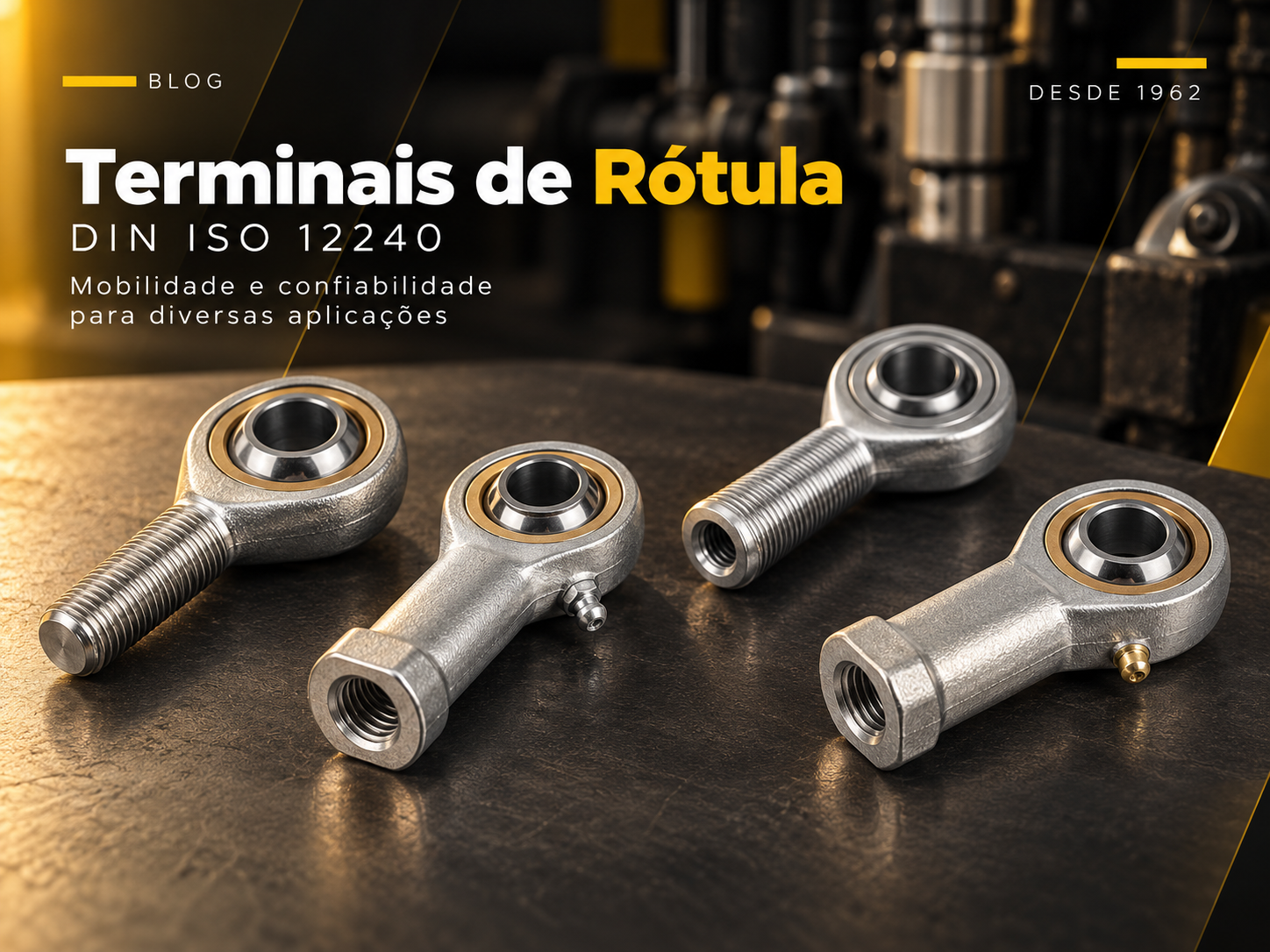 Terminais de rótula: tipos, aplicações e norma DIN ISO 12240
