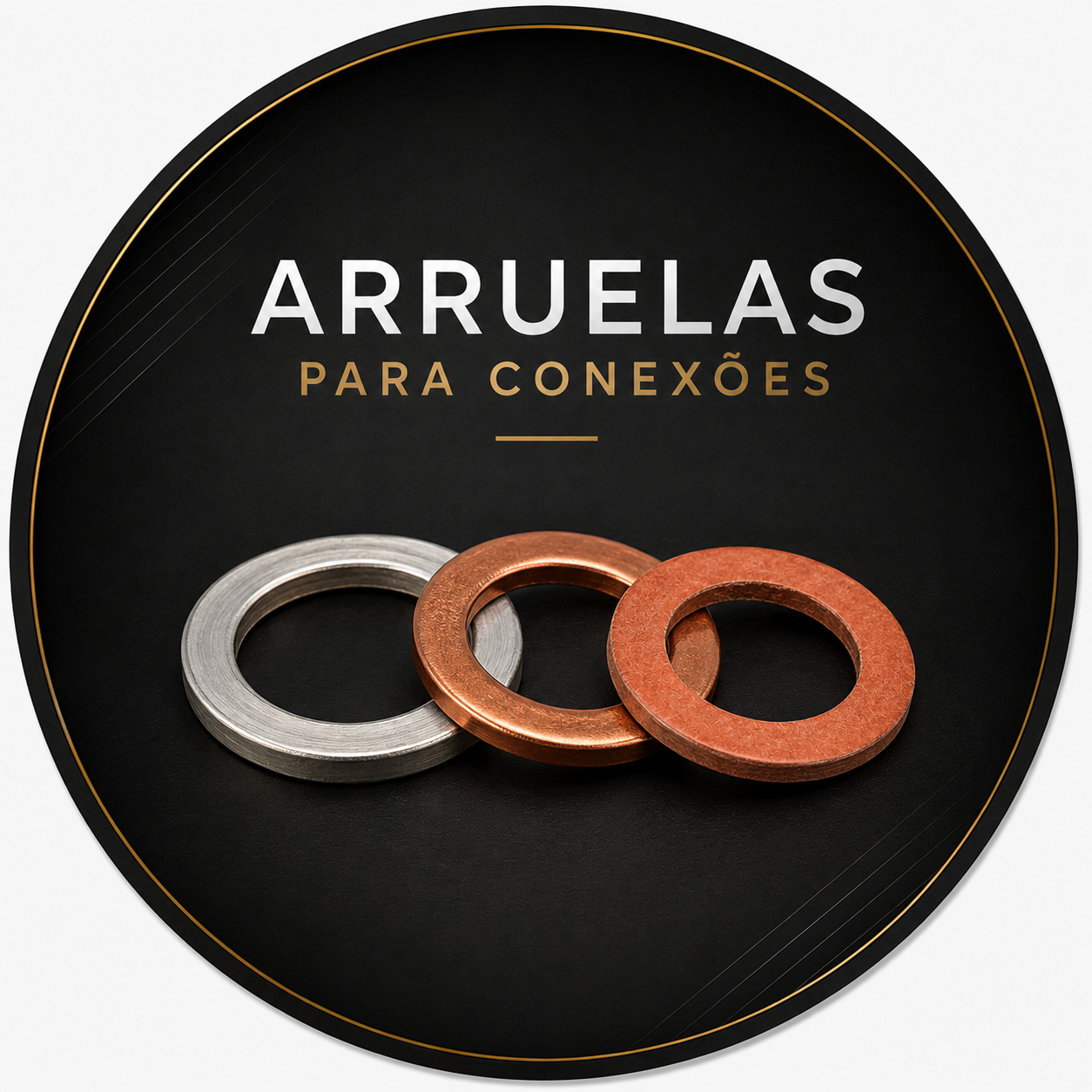 Arruela de vedação de alumínio